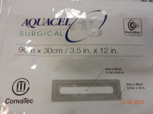 Convatec#420670 AquacelAG Silver Surgical Post Op Dressing 3.5 &#034;x 12&#034; - 1 pc