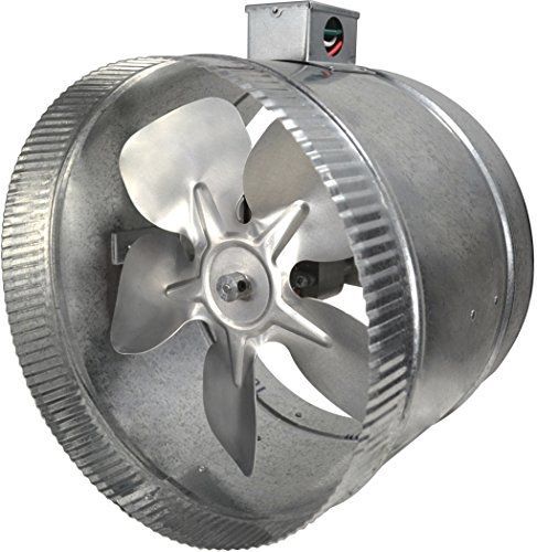 Suncourt -- Inductor 10&#034; In-Line 2-Speed Duct Fan (DB310E)