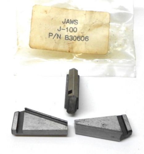 Unknown brand jaw set of 3, j-100, p/n b30606 for sale