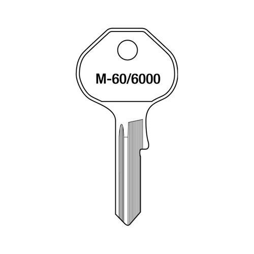 KEY BLANK,MASTER (M6000) 10/BG