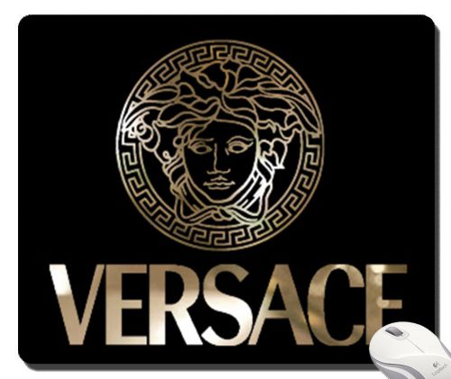 gold colour versacce iron mousepad MOUSE PAD for game office gift2