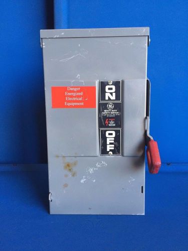 GE Heavy Duty Safety Switch 60A 600V cat # THN3362R Nema 3R