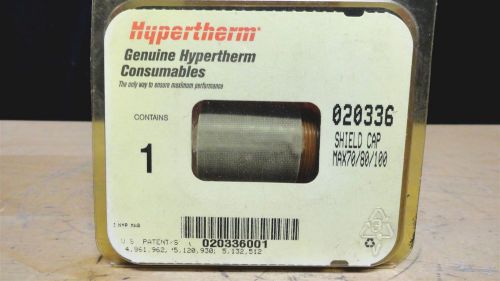 HYPERTHERM * 020336 * 70-100 Amp Shield Cap For Plasma Torch *NEW IN THE BOX*