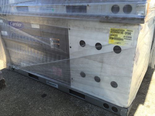 Carrier 5 ton commercial packaged unit gas/elec 460v 3ph economizer 48tcda06 for sale