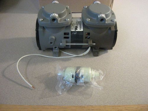 Thomas Compressor/Vacuum Pump, 2107CA20 D, 115V, 60Hz, 1.55A, New