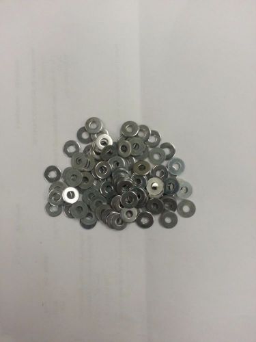 #6 SAE Flat Washers Steel Zinc Plated.Qty:100 pcs