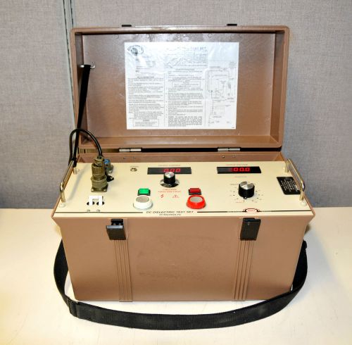 Biddle dc dielectric test set 70 kilovolts 220070, no hv. transformer for sale