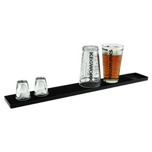 Rubber Bar Service Spill Mat - Black