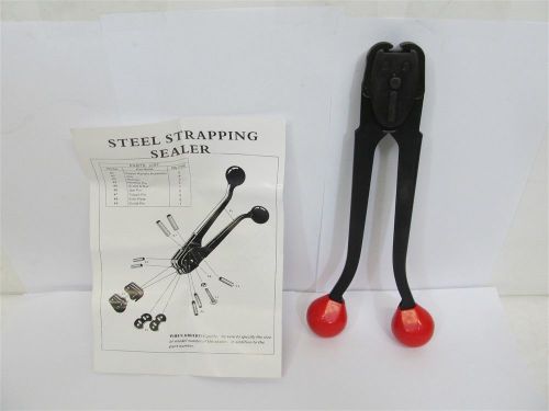 Standard steel strapping sealer 3/4&#034; for sale