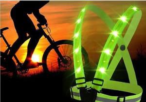 Reflective Stripes Adjustable Safety Vest Security High Visibility Gear