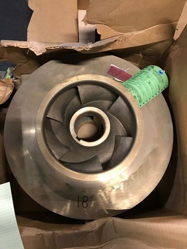 Ingersoll Rand Bronze Impeller - 10x18 w/ 3&#034; bore un-used