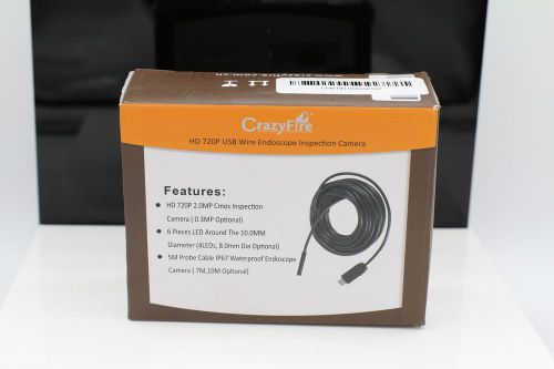 CrazyFire HD 720P USB Wire Endoscope Inspection Camera-Free Shipping