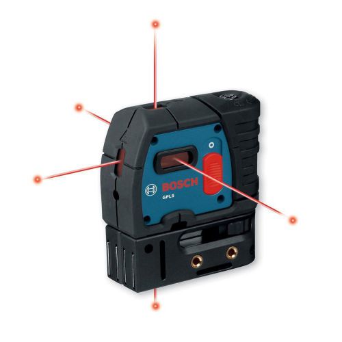 NEW BOSCH 5-POINT SELF-LEVELING 100FT 30M ALIGNMENT LASER GPL 5 R