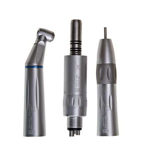 Dental Low Speed Handpiece Kit LED Light Contra Angle Motor Straight nose XD2