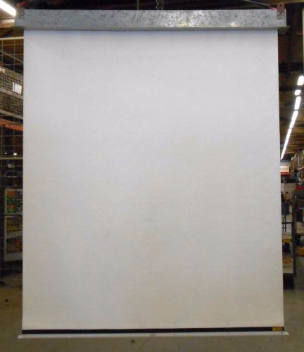 RAVENS MODEL 210 PULL DOWN PROJECTOR SCREEN, 72&#034; WIDTH, 86&#034; LENGTH