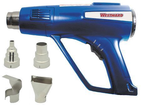 Westward 4hwk5 lcd heat gun kit, 130 to 930 f, 5/10 amps for sale