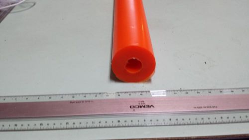 3/4&#034; id x 2&#034; od x 24&#034; long urethane / polyurethane 80 a orange tube p/n 11608 for sale