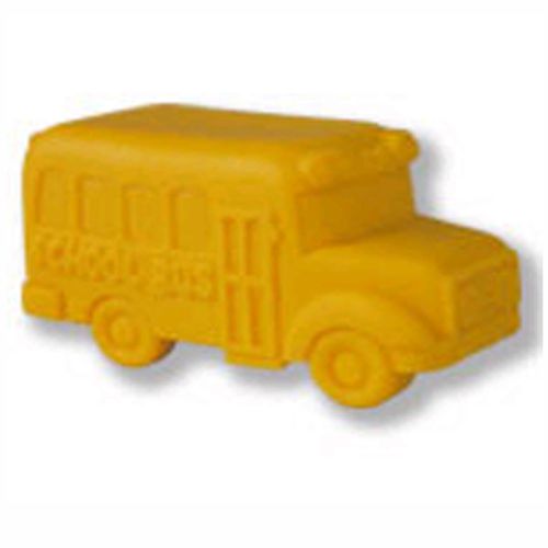 3D School Bus Shaped Pencil Topper Erasers - Set of ten (10) per order