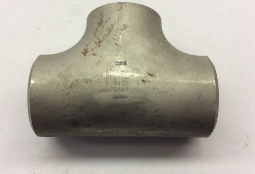 Butt weld tee fitting astm-a403 2&#034; for sale