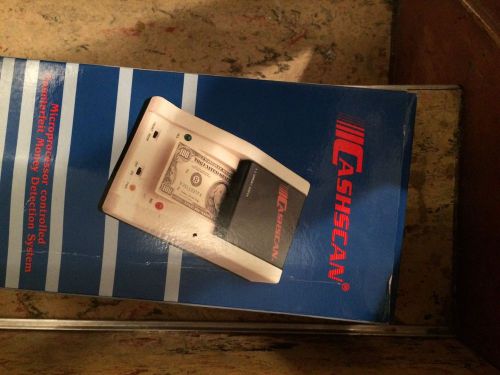 CASHSCAN U.S. CURRENCY DOLLAR VERIFIER #1800 COUNTERFEIT DETECTION DEVICE wPOWER