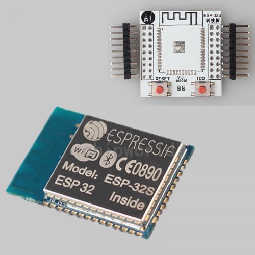 1x ESP-32S WiFi Wireless Bluetooth Module Dual-Core IOT CPU ESP32 + Adapter