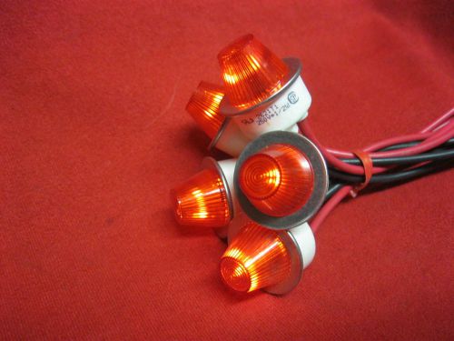 Neon indicator pilot panel signal lamp red light ac 250v 1/2 watt lot of 5 for sale