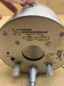 Norcon Communication TTU-1 Talk Through 2-Way Intercom Teller Speaker Mic Tested