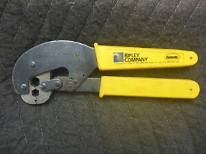 Ripley Cablematic CR 611U Hex Crimp Tool Cable Crimper. Low use. 