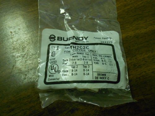 Burndy YH2C2C Copper Compression H-Tap