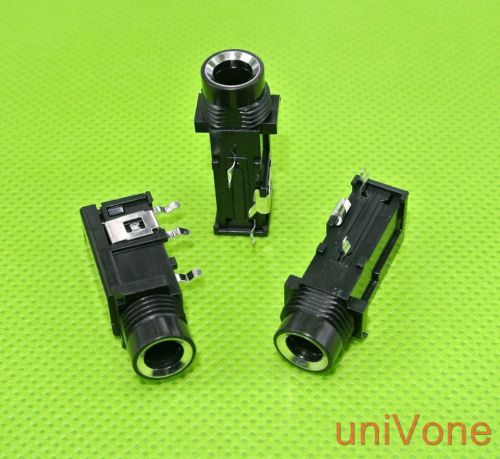 Audio connector,6.35mm 1/4&#034;  mono jack pcb mount.5pcs for sale