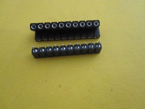 4 PCS SINGLE 10 PIN 2.54mm ROUND FEMALE PIN HEADER