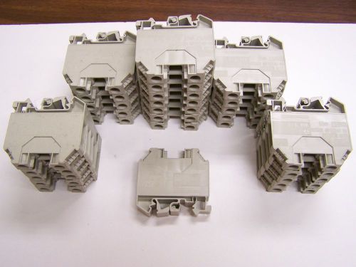 Qty 28 wieland wkn 16/u terminal blocks 14-4 awg 600v for sale