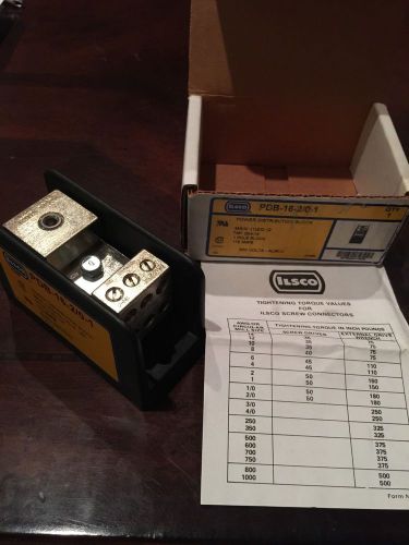 Ilsco POWER DISTRIBUTION BLOCK PDB-16-2/0-1 NIB