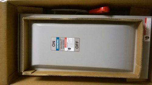 Seimens 100 Amp 600 Volt DC Disconnect - Solar / Photovoltaic