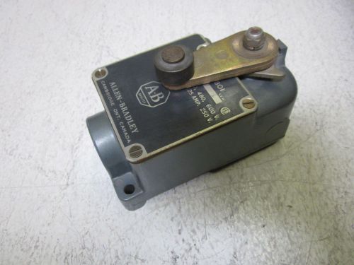 ALLEN BRADLEY 801-ASG17 SER.A LIMIT SWITCH 600V *USED*