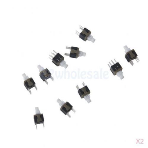 2x 10 5.8x5.8mm 6 Pins Cap DIY Self-Locking Type Switch Button Control Touchtone