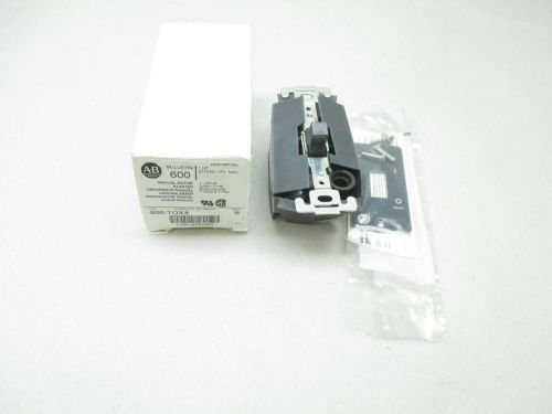 NEW ALLEN BRADLEY 600-TOX4 MANUAL STARTING TOGGLE SER B 277V-AC SWITCH D445193