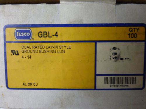 Gbl-4 dual rated grounding clamp lay-in   lot of 100 pieces for sale