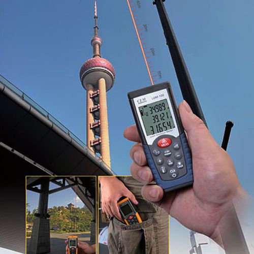 New CEM LDM-70 Handheld Digital Laser Distance Meter Volume Test 70m Measuring