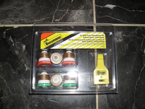 Cooper Bussmann TL Plug Fuse Emergency Kit New In Package!