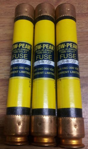 BUSS LPS-RK-12SP 3 PCS LOW PEAK LPSRK12SP BUSSMANN FUSES