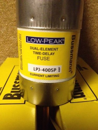 LPJ-400 SP COOPER BUSSMAN FUSES LOW PEAK  LOT OF 3 NEW