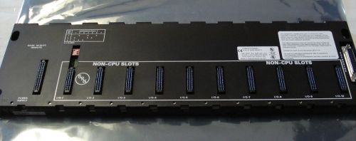 GE FANUC IC693CHS393H I/O RACK,REMOTE EXPANSION 10-SLOT BASEPLATE