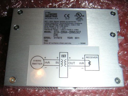 Moore Industries ISOLATOR CONVERTER MDEL ECT/4-20MA/4