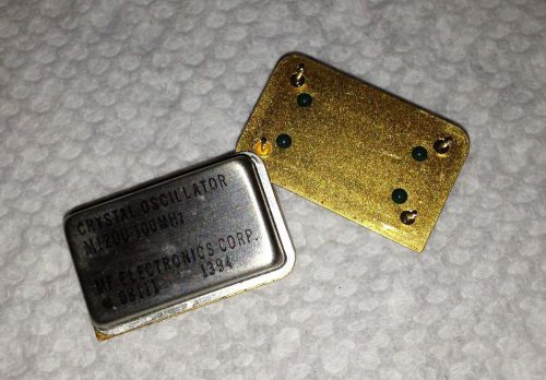 Crystal Oscillators 100Mhz GOLD Platted, Top Quality 2 PCS per bid, USA