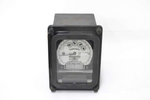 GENERAL ELECTRIC GE 701X91G2 DSM-63 0-2 KILOWATT HOURS 120V-AC 3W METER B474891