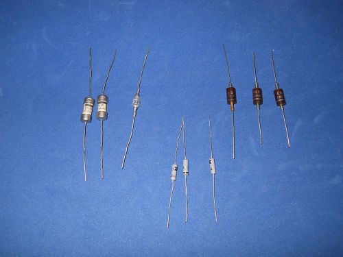 9 NOS VINTAGE GERMANIUM DIODES SYLVANIA 1N34, 1N39, 1N56,  CBS HYTRON 1N39A