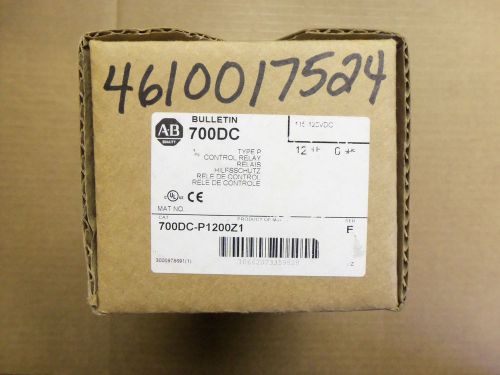 New AB Allen Bradley 700DC-P1200Z1 DC Control Relay