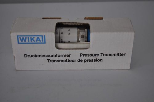 WIKA 8341758 PRESSURE TRANSMITTER 0-3000 PSI TYPE S-11 NOS 891 23 520