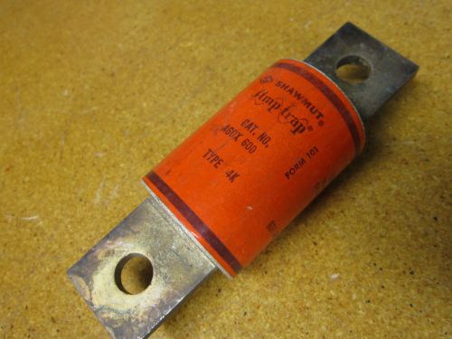 Shawmut amp-trap a60x 600 fuse 600amp 600vac type 4k for sale